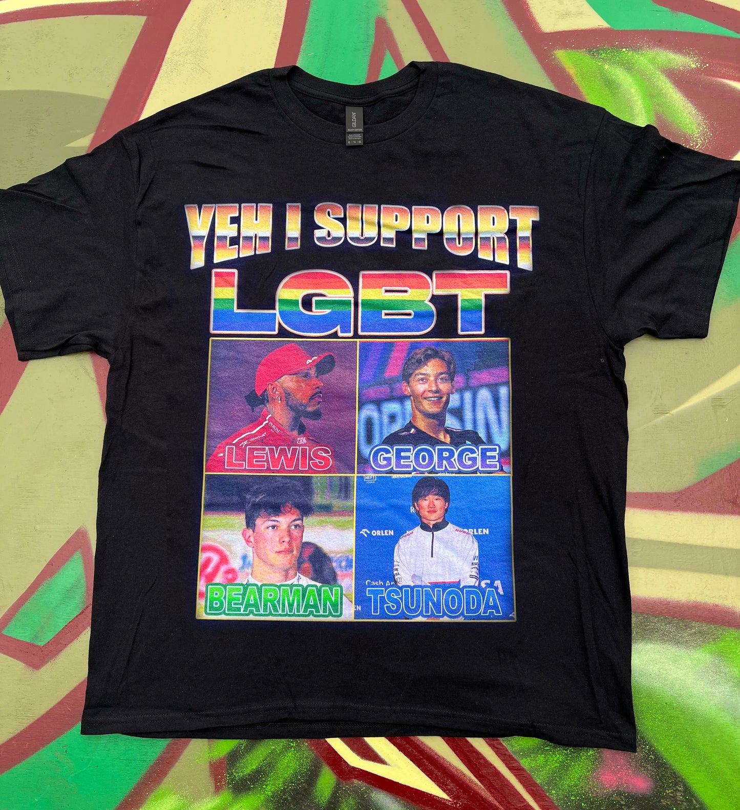 *NEW* LGBT F1 Tee T-shirt