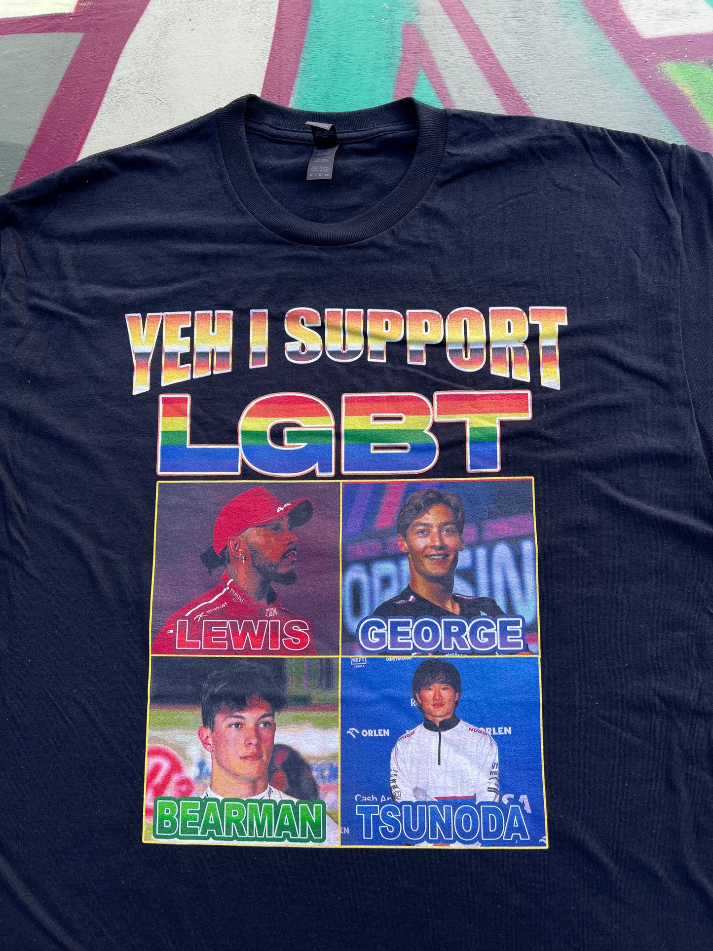 *NEW* LGBT F1 Tee T-shirt