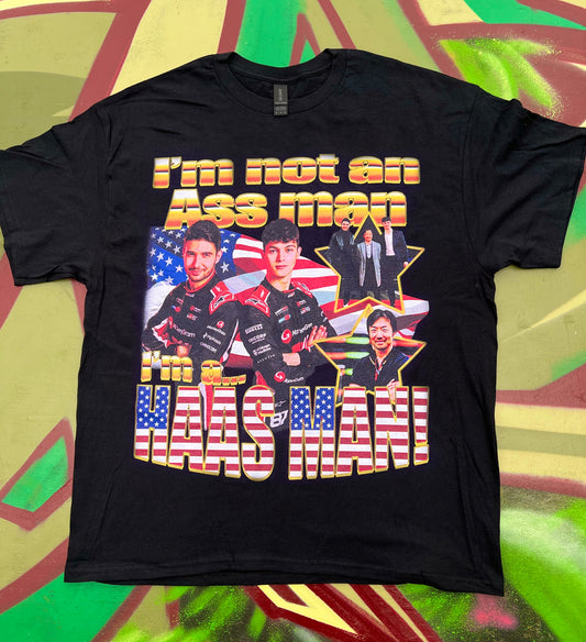 - *NEW* Haas Man F1 Meme Tee t-Shirt