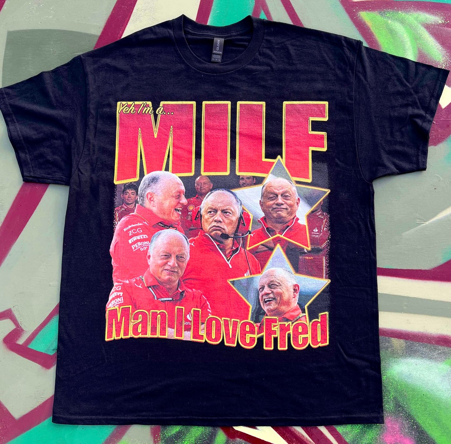 Fred Vasseur F1 MILF Tee T-shirt