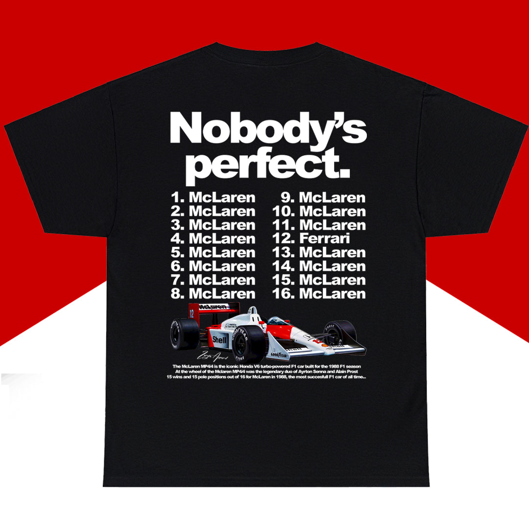 McLaren MP4/4 1988 Nobody's Perfect Tee