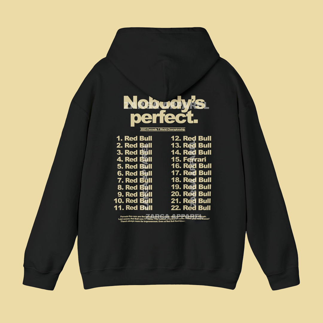 Red Bull F1 2023 Nobody's Perfect Hoodie