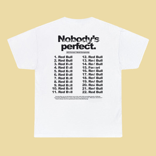 Red Bull F1 2023 Nobody's Perfect Tee