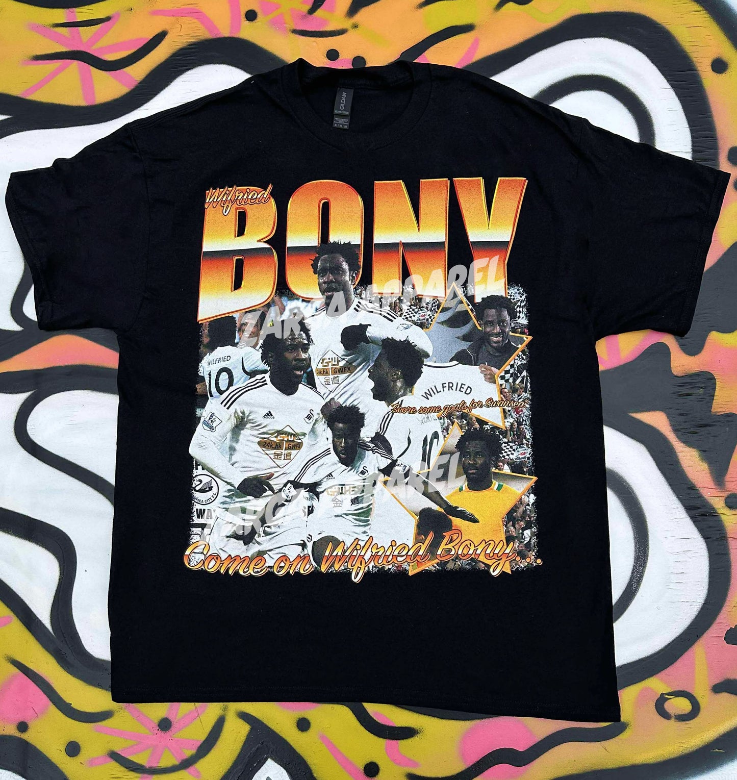 Wilfried Bony Swansea City Football Streets Won’t Forget tee t-shirt