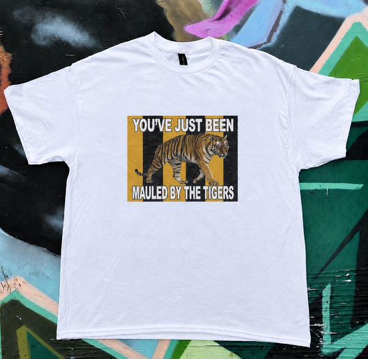 Hull City FC Mauled By The Tigers Meme Funny Tee t-shirt