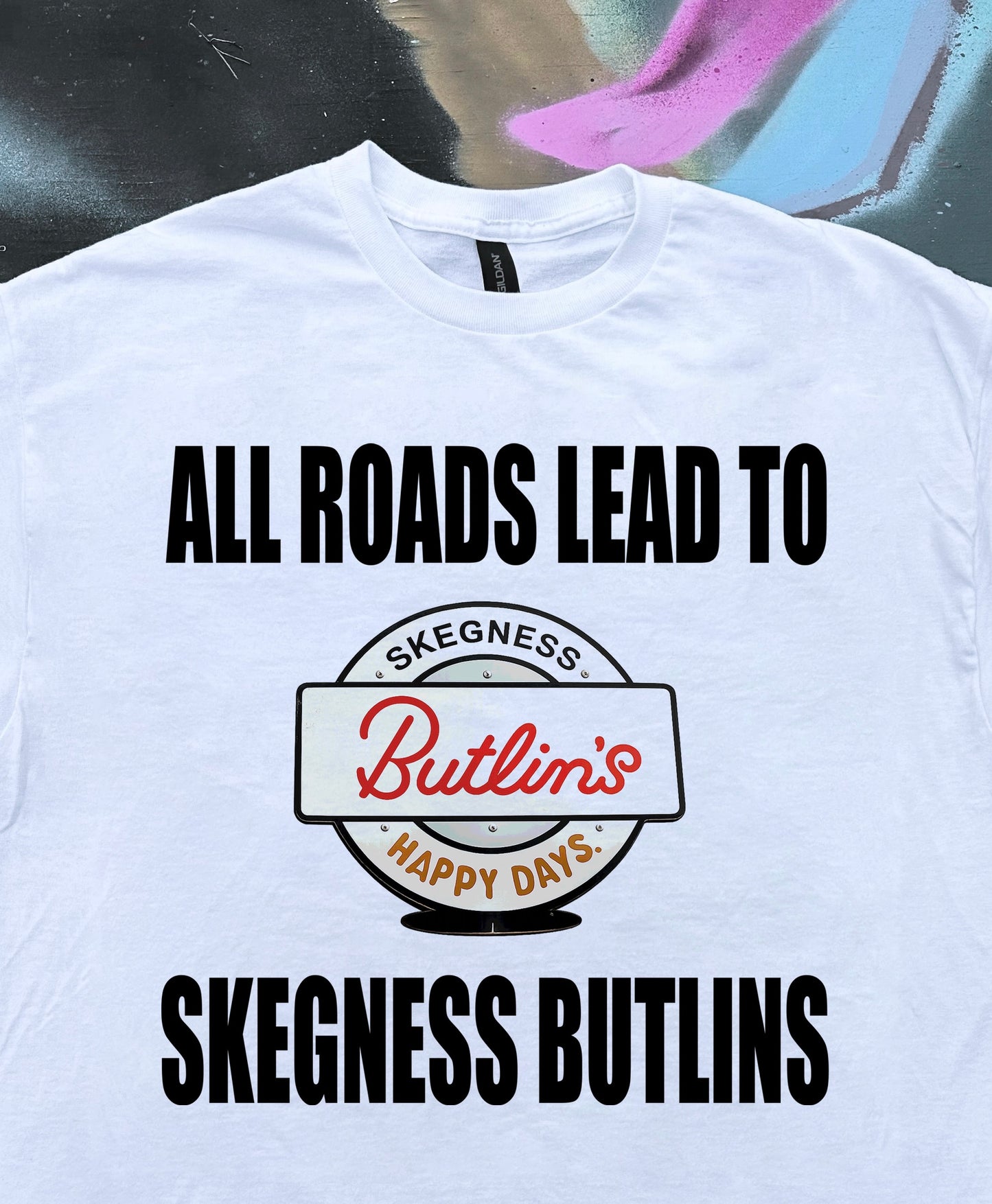Skegness Butlins UK meme funny tee t-shirt
