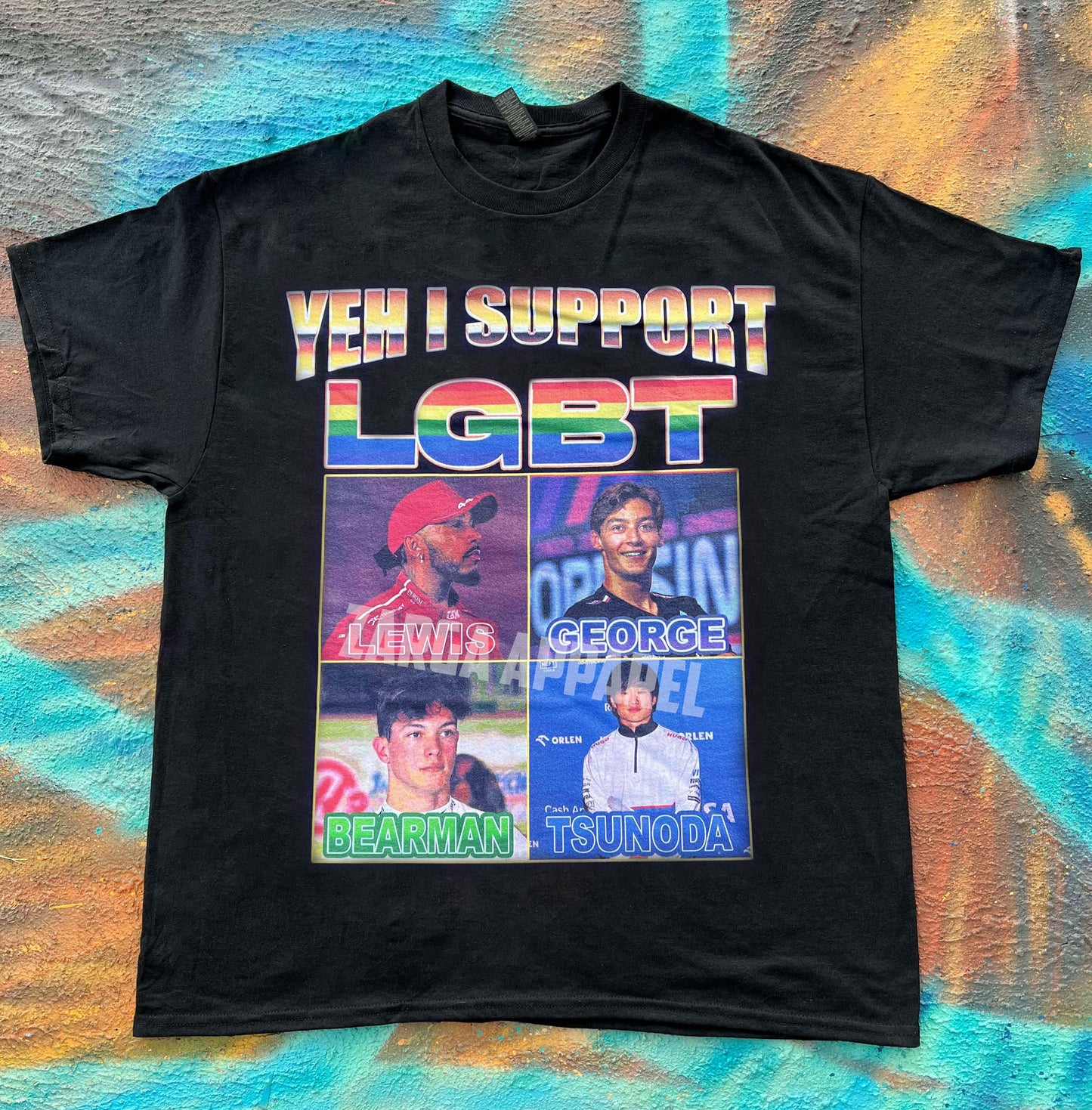 LGBT F1 Formula 1 Meme Tee T-shirt