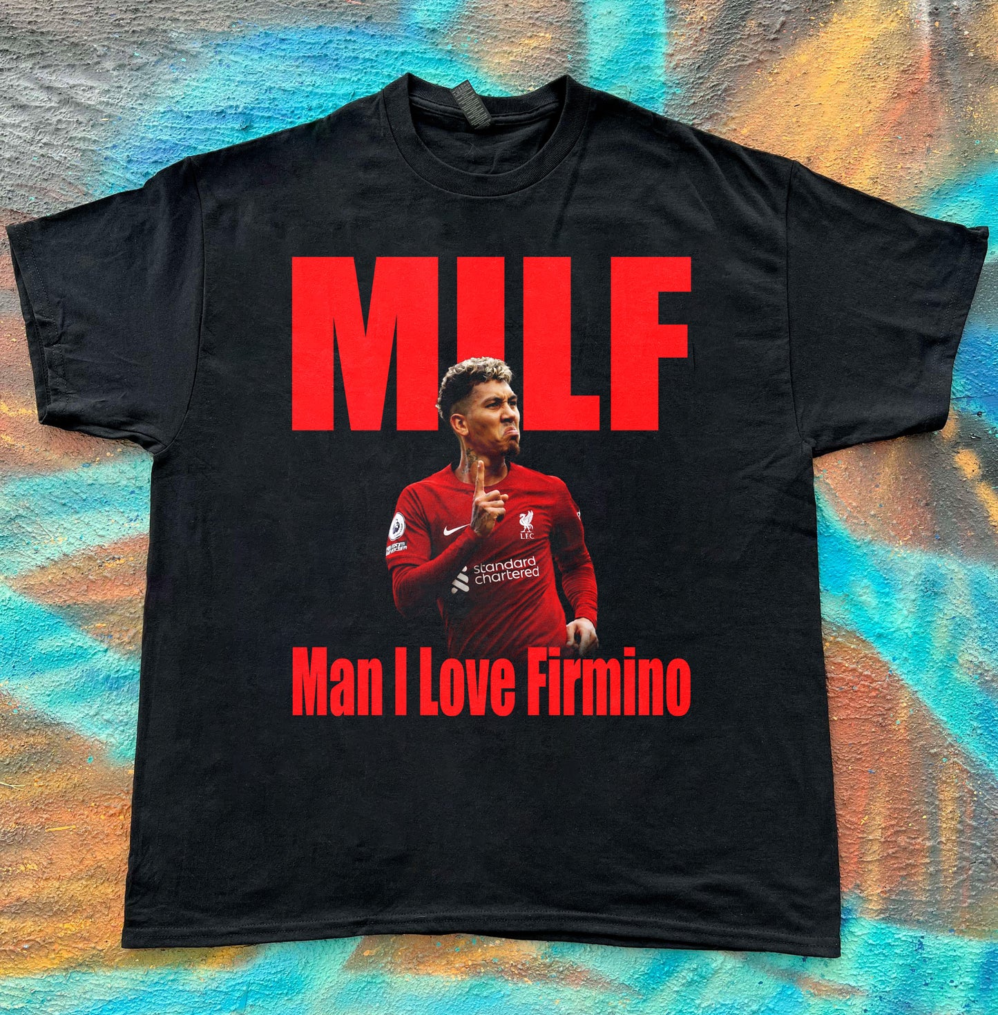 Roberto Firmino MILF meme tee t-shirt