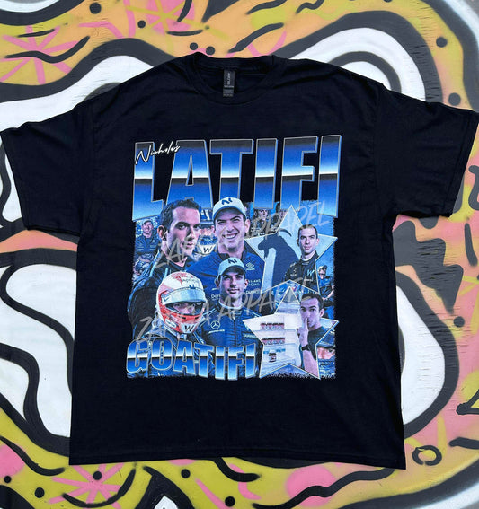 Nicholas Latifi Williams F1 Formula 1 Meme tee t-shirt