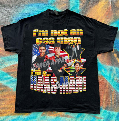 Haas Man F1 Formula 1 Meme Tee t-Shirt