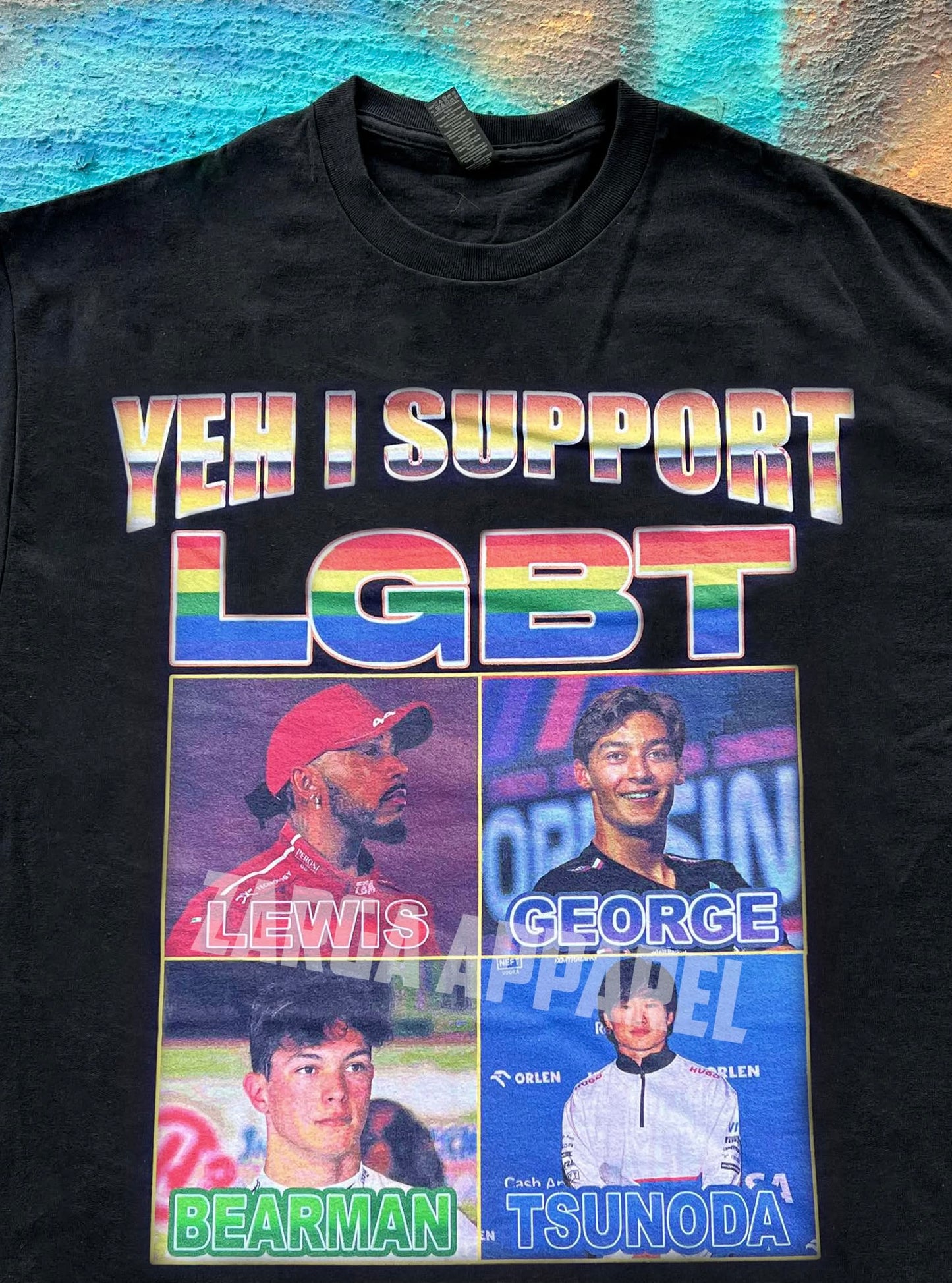 LGBT F1 Formula 1 Meme Tee T-shirt