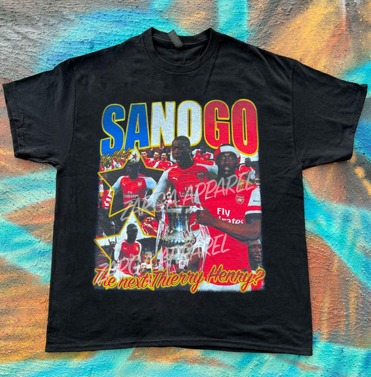 Yaya Sanogo Arsenal Football Meme tee t-shirt