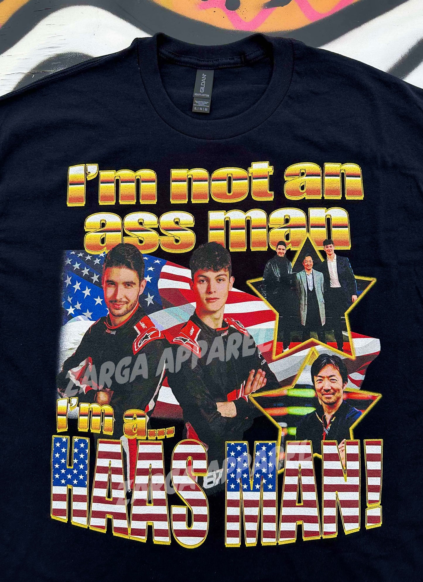 Haas Man F1 Formula 1 Meme Tee t-Shirt