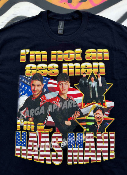 Haas Man F1 Formula 1 Meme Tee t-Shirt