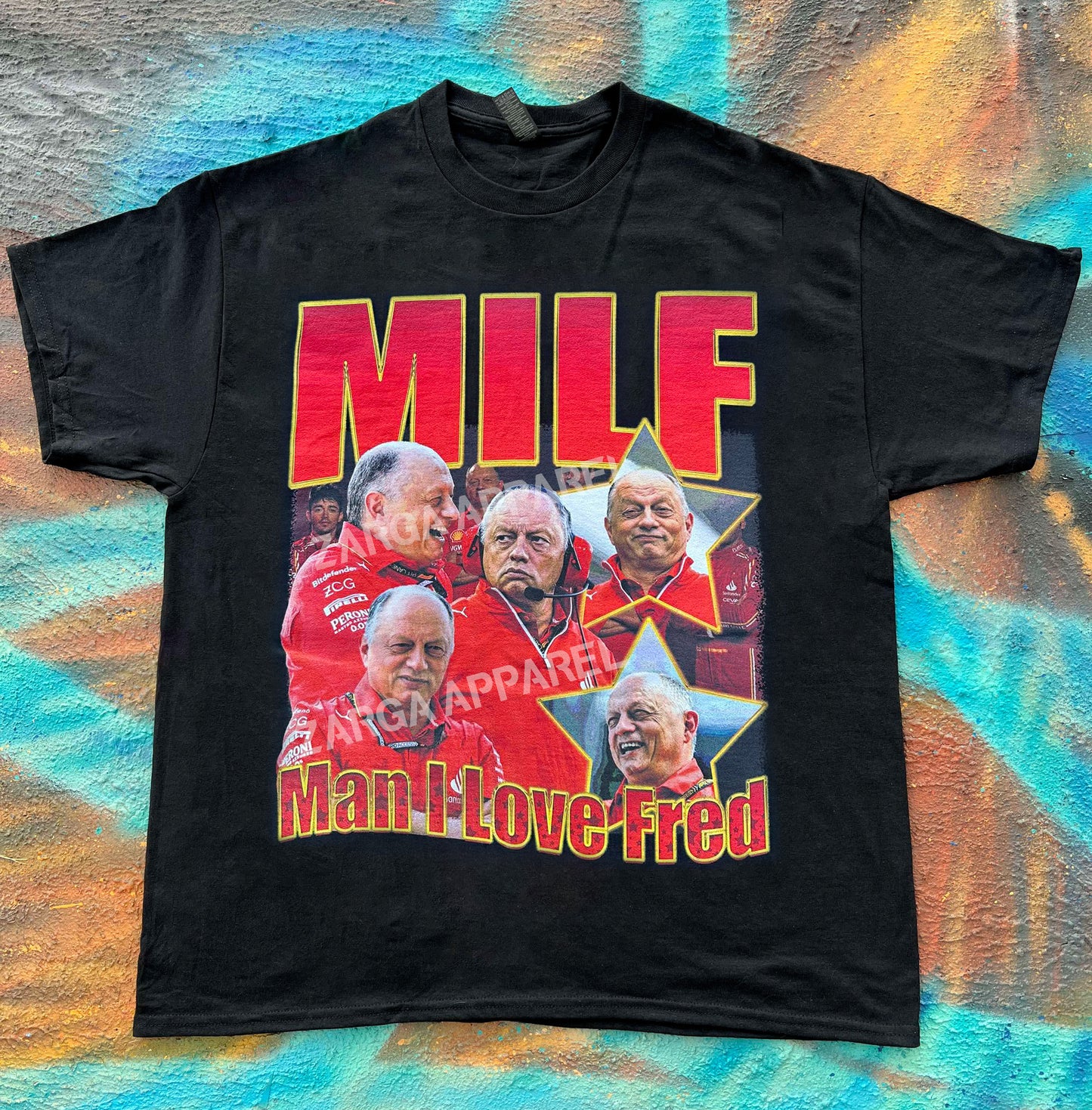 Fred Vasseur MILF F1 Formula 1 Meme Tee T-shirt