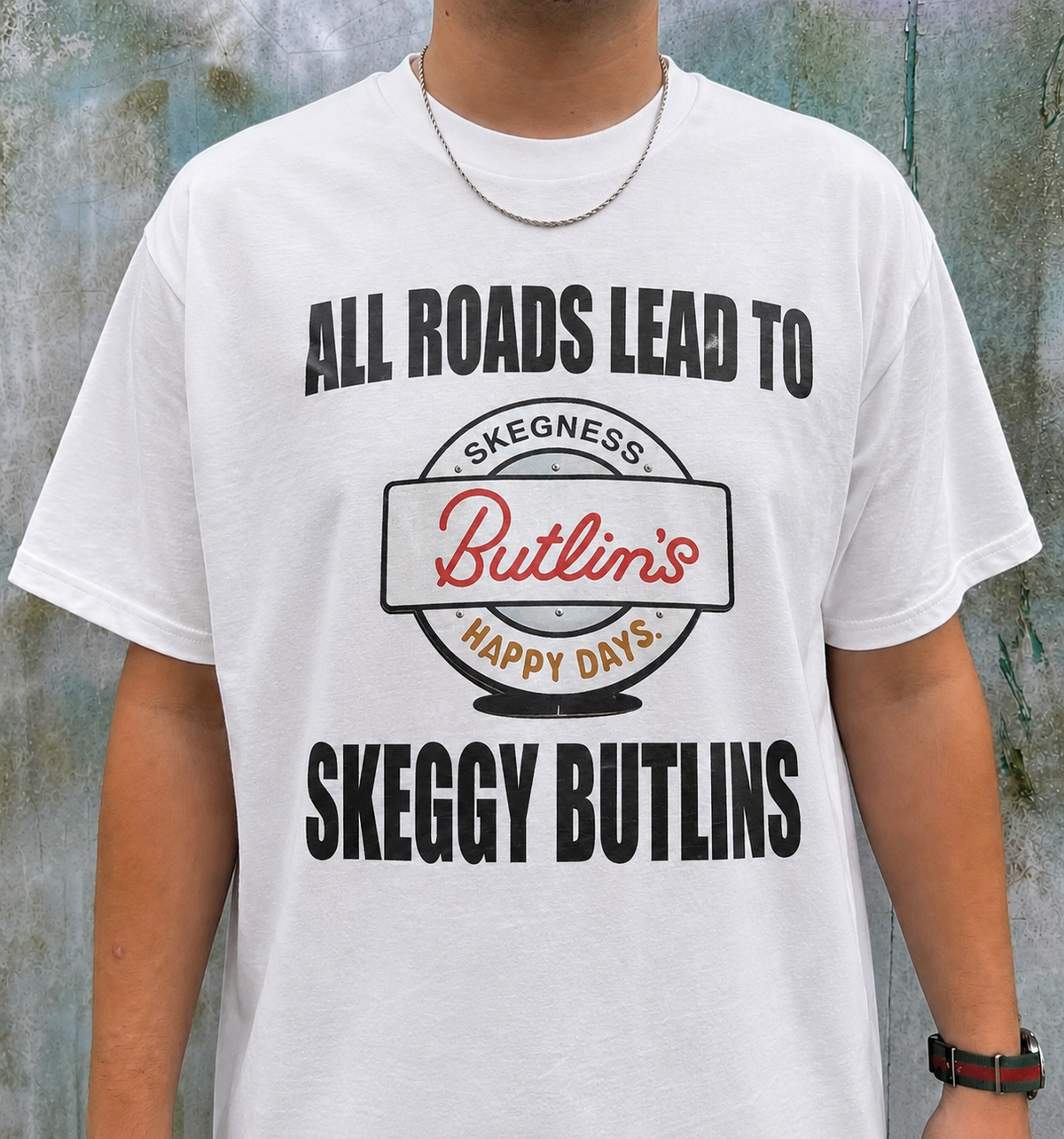 Skegness Butlins UK meme funny tee t-shirt