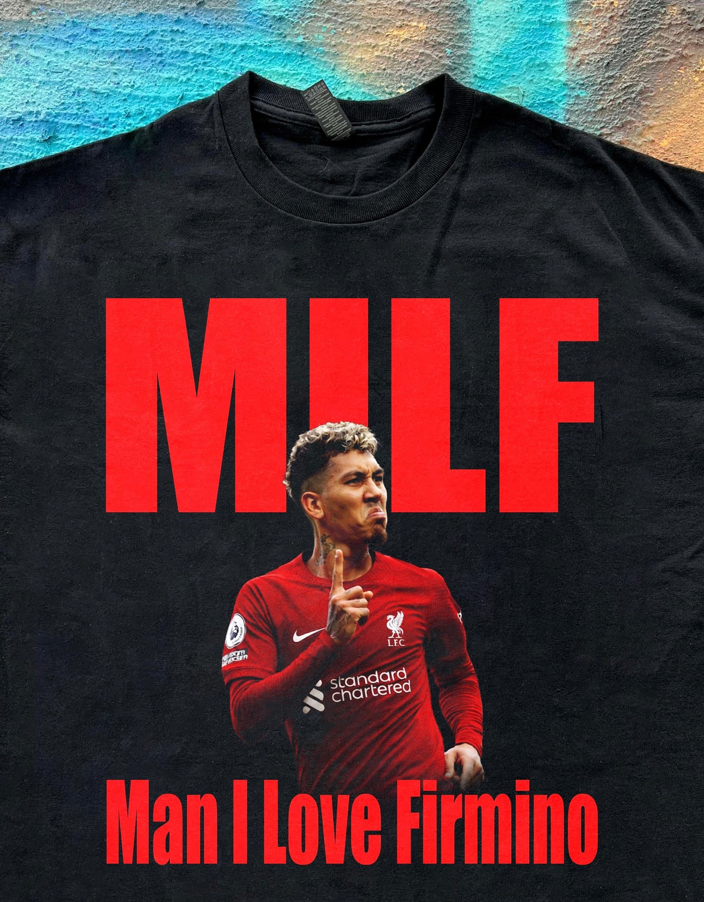 Roberto Firmino MILF meme tee t-shirt