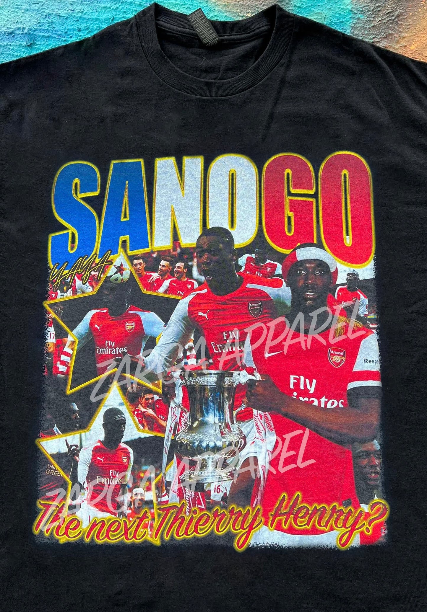 Yaya Sanogo Arsenal Football Meme tee t-shirt