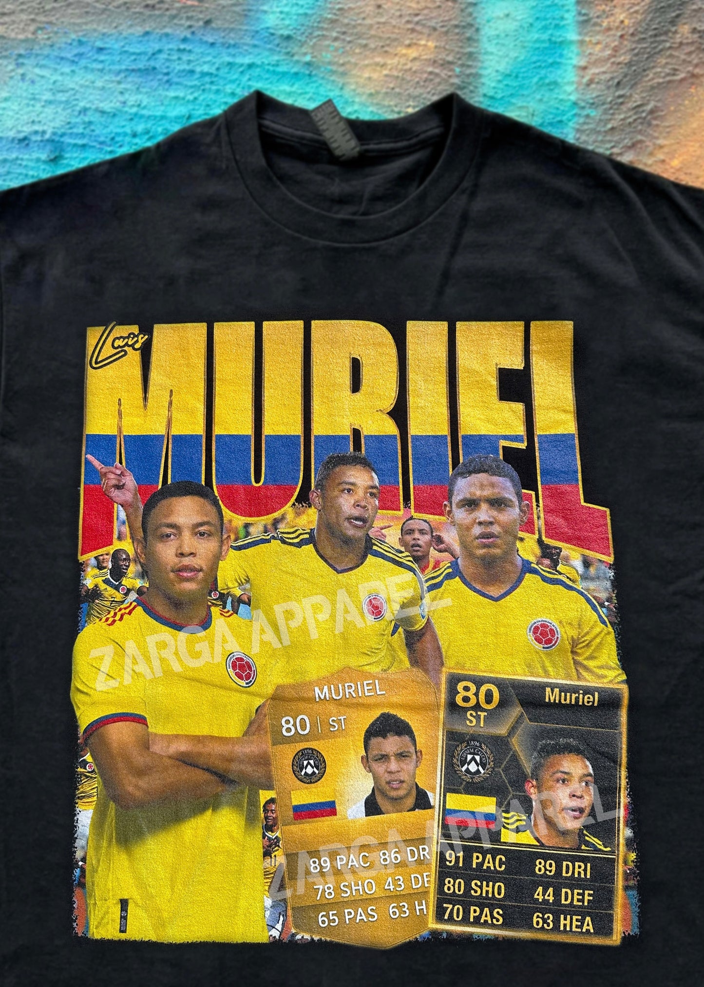 Luis Muriel FIFA 13 Udinese Colombia tee t-shirt
