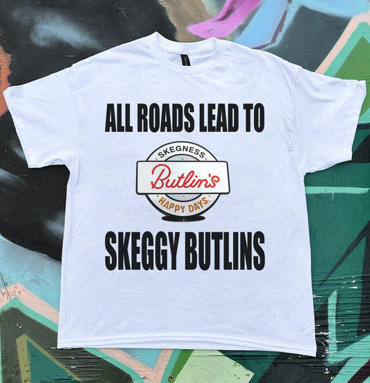 Skegness Butlins UK meme funny tee t-shirt
