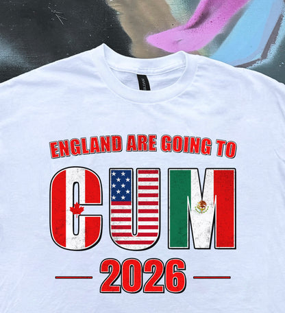 WC 2026 CUM England Football meme funny tee t-shirt