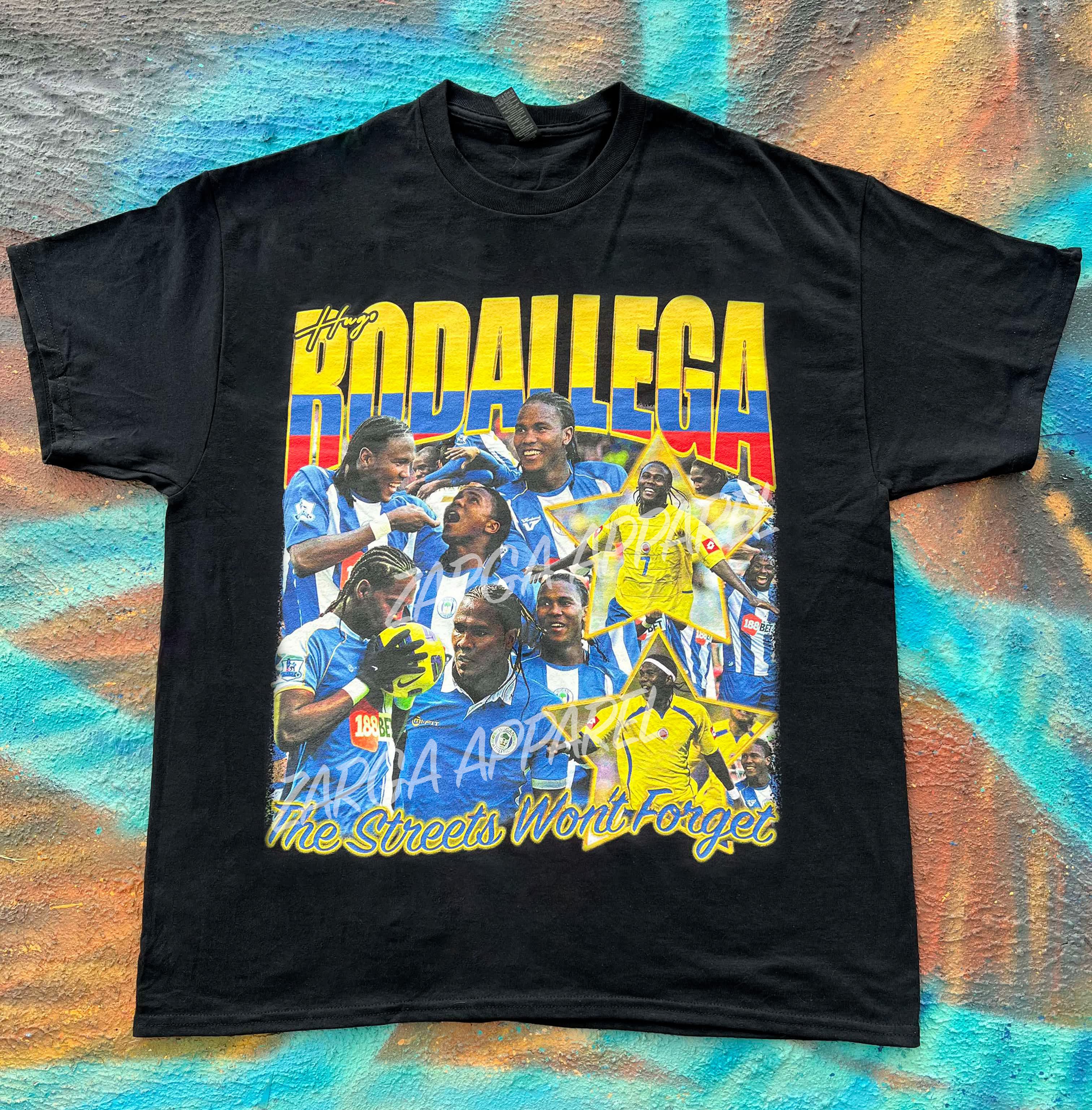 Hugo Rodallega Wigan Athletic Football Streets Won’t Forget Tee ...