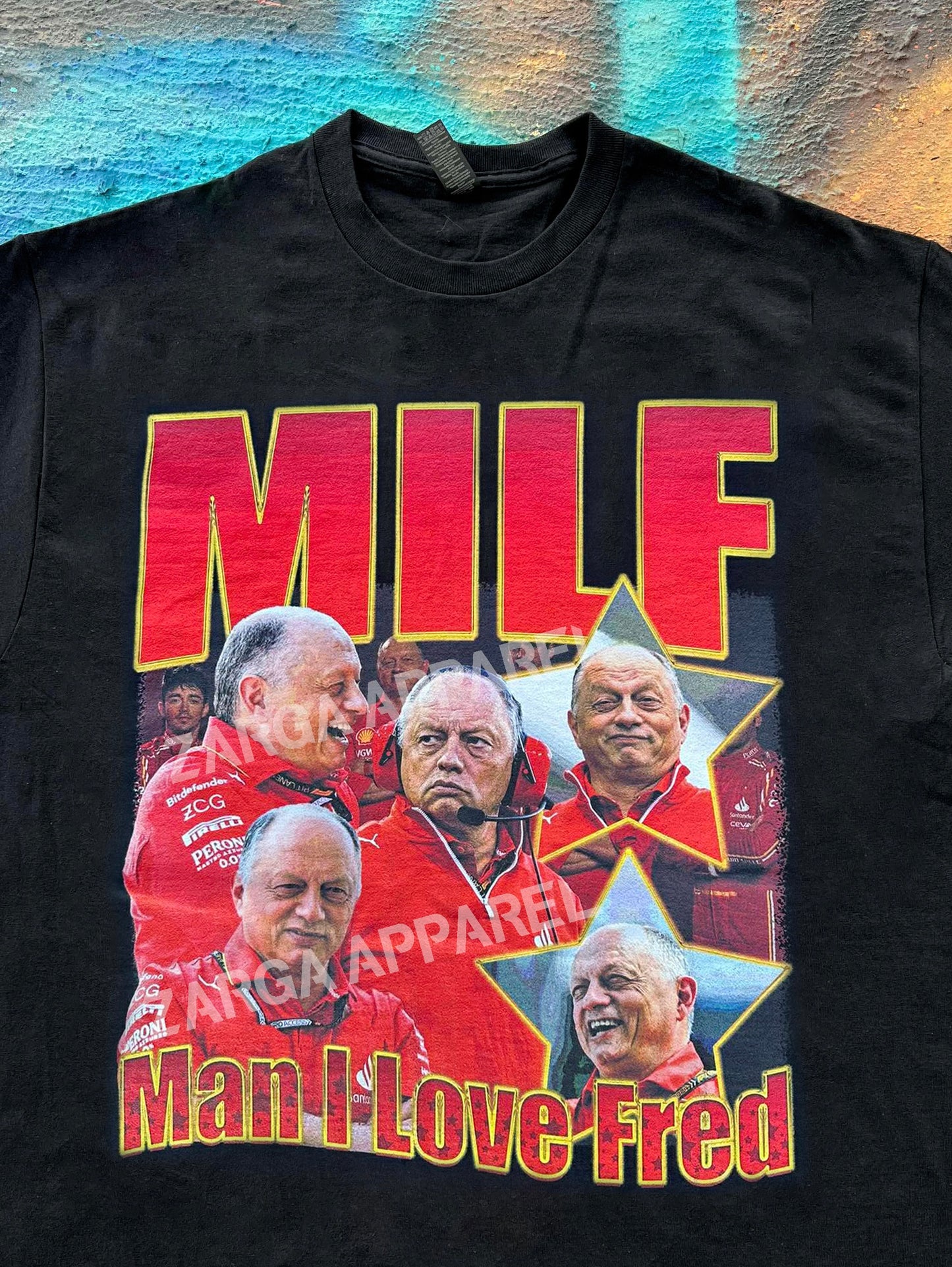 Fred Vasseur MILF F1 Formula 1 Meme Tee T-shirt
