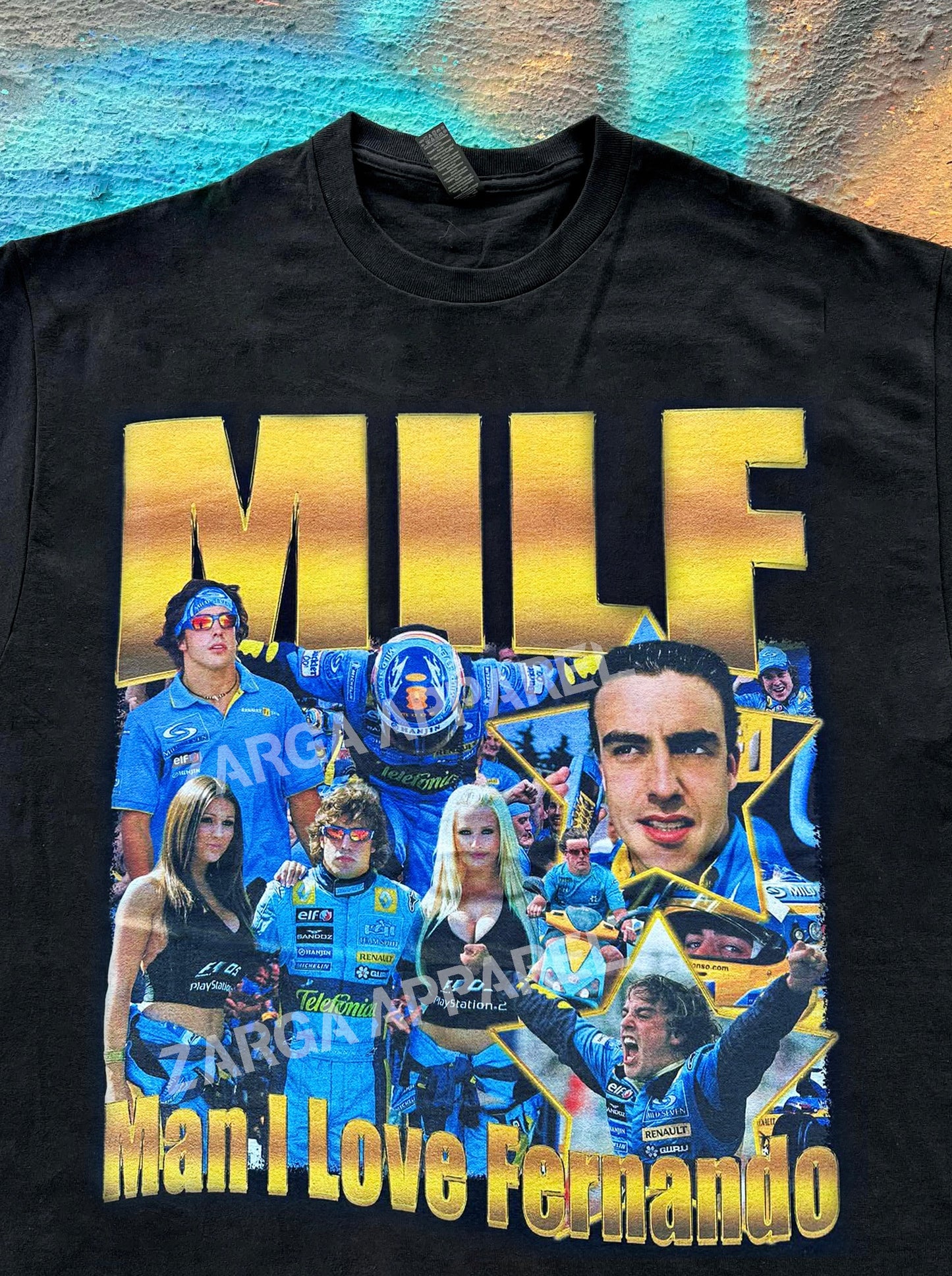 Fernando Alonso MILF F1 Formula 1 Meme Tee T-shirt