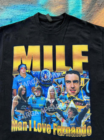 Fernando Alonso MILF F1 Formula 1 Meme Tee T-shirt