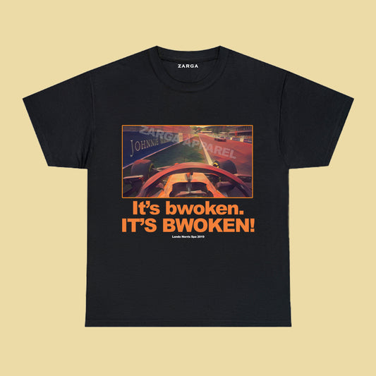 Lando Norris It's Bwoken! Meme Tee