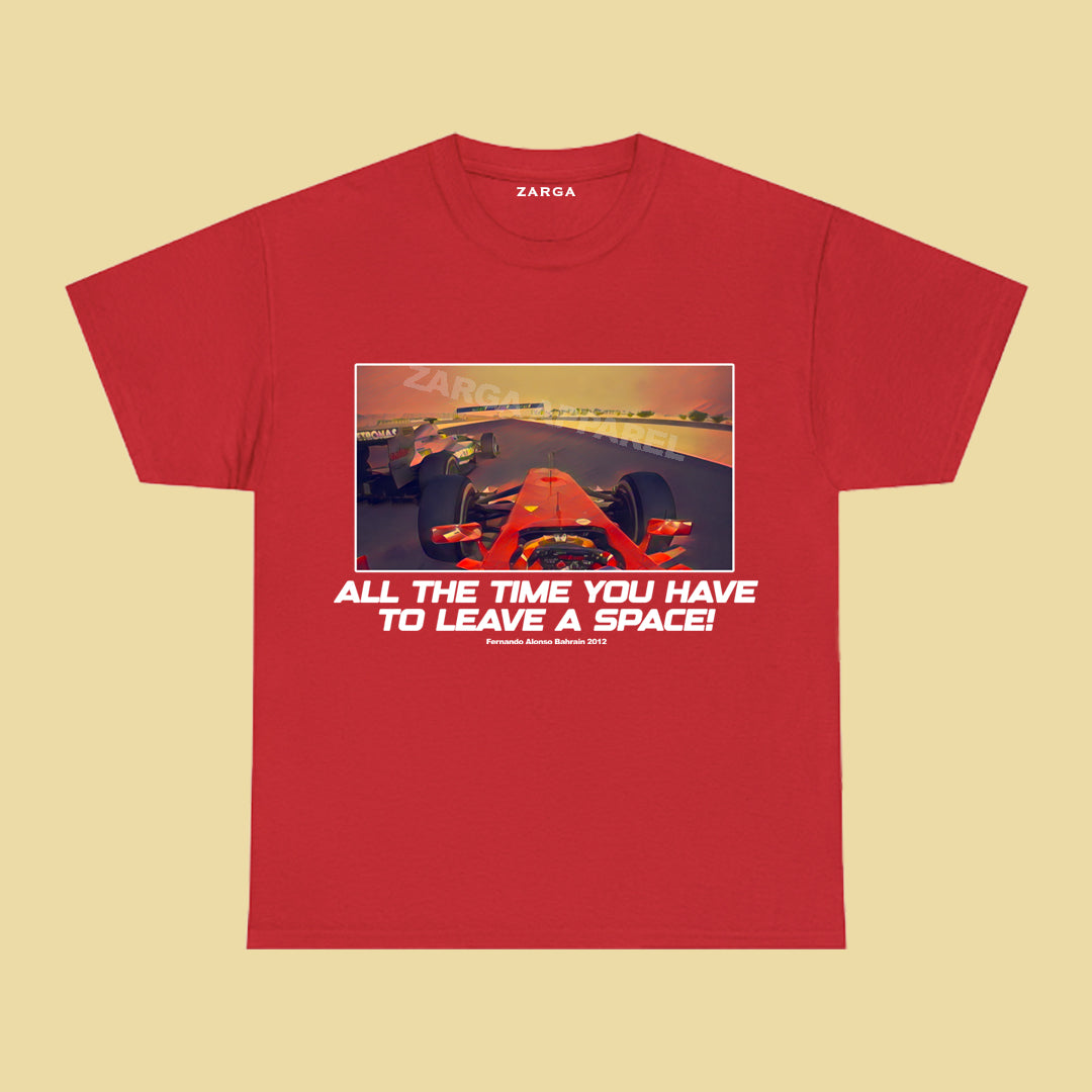 Fernando Alonso Leave a Space! Meme Tee